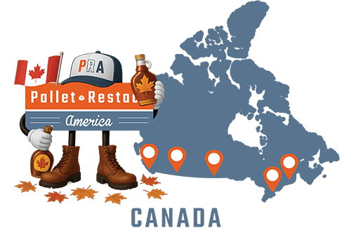 Canada Pallet Restack America Mascot